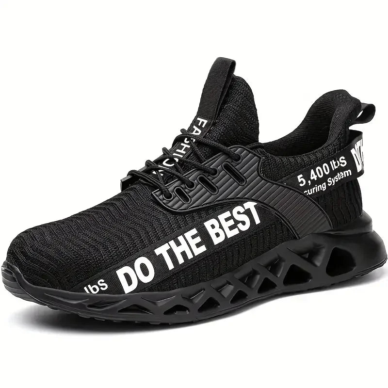 LOR MALE Safety Protective Mining Boots Men Steel Toe Safety Shoes Anti-smash Anti-puncture Function Work Shoes Fashion Multicolored