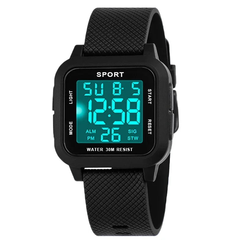 LOR MALE Sports Watches Electronic Watch Digital Retro Style Clock Men Male Reloj 3
