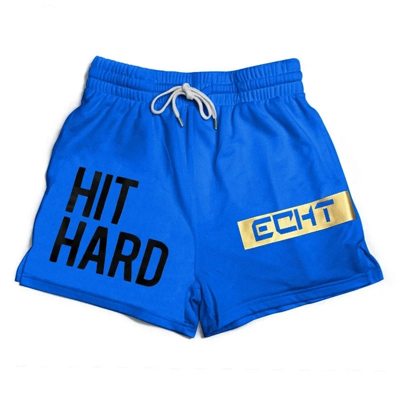 LOR MALE 2024 Summer New Men Shorts Casual Sports shorts Fitness Exercise Beach Shorts Breathable Mesh Shorts Jogger Men's Brand shorts
