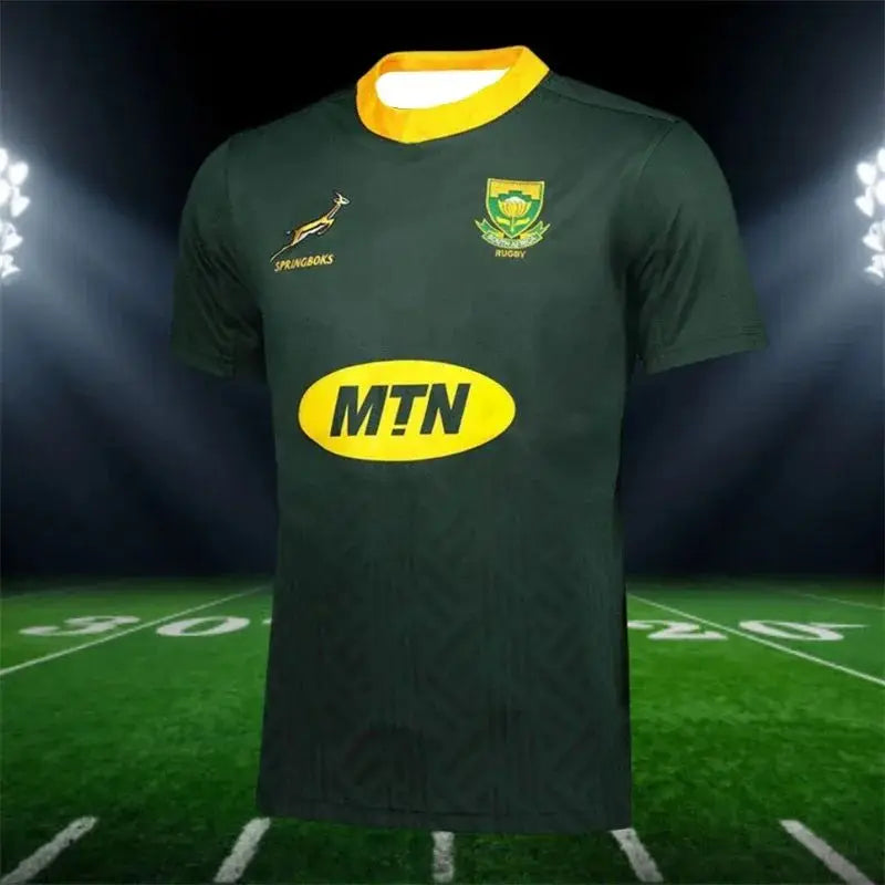 2026 New Summer Fashion Breathable Quick-dry South Africa Men's Rugby Jersey T-shirt for Family Matching Sports Family Kids Tees