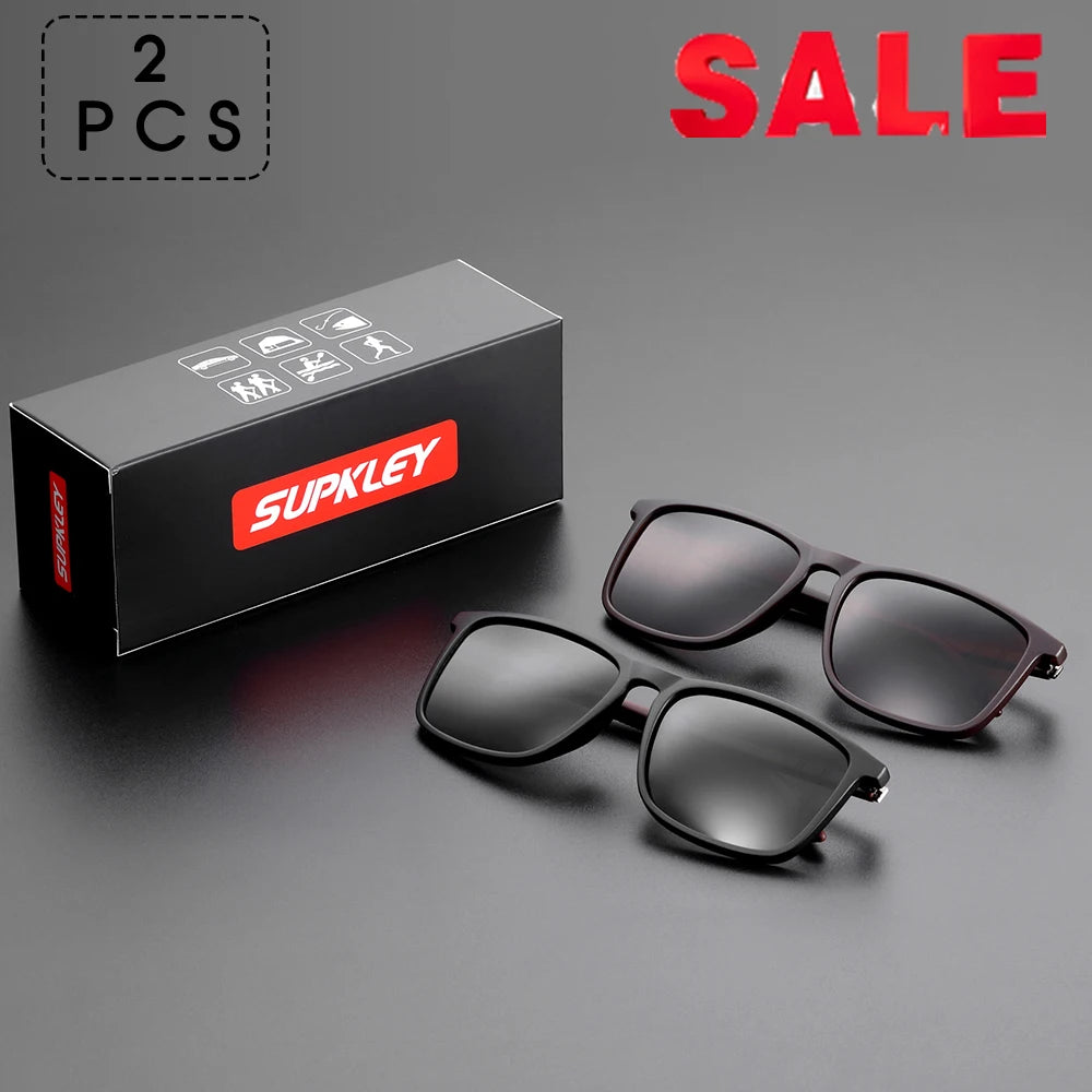 LOR MALE SUPKLEY Sports Sunglasses Polarized Comfortable Wear Square Sun Glasses Male L 2
