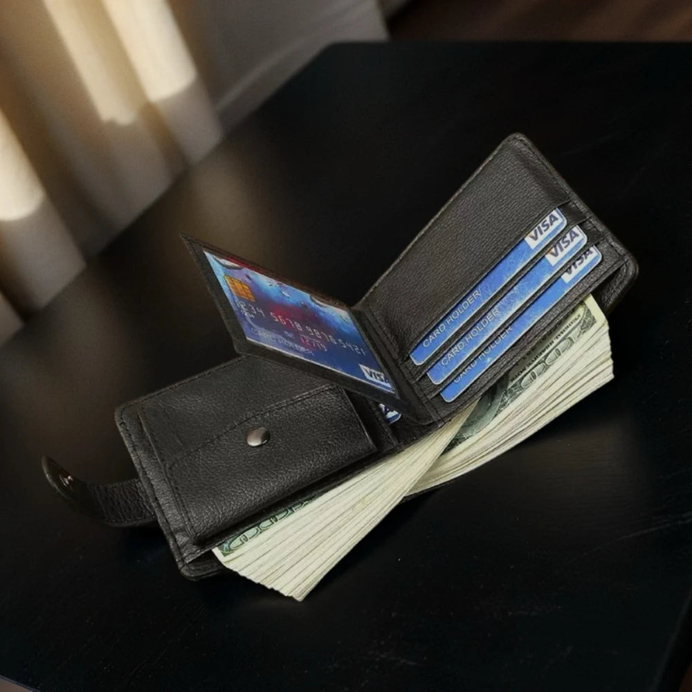 LOR MALE Leather Wallet Credit/Debit Card Slots Wallets Men Suitable for Daily Casual