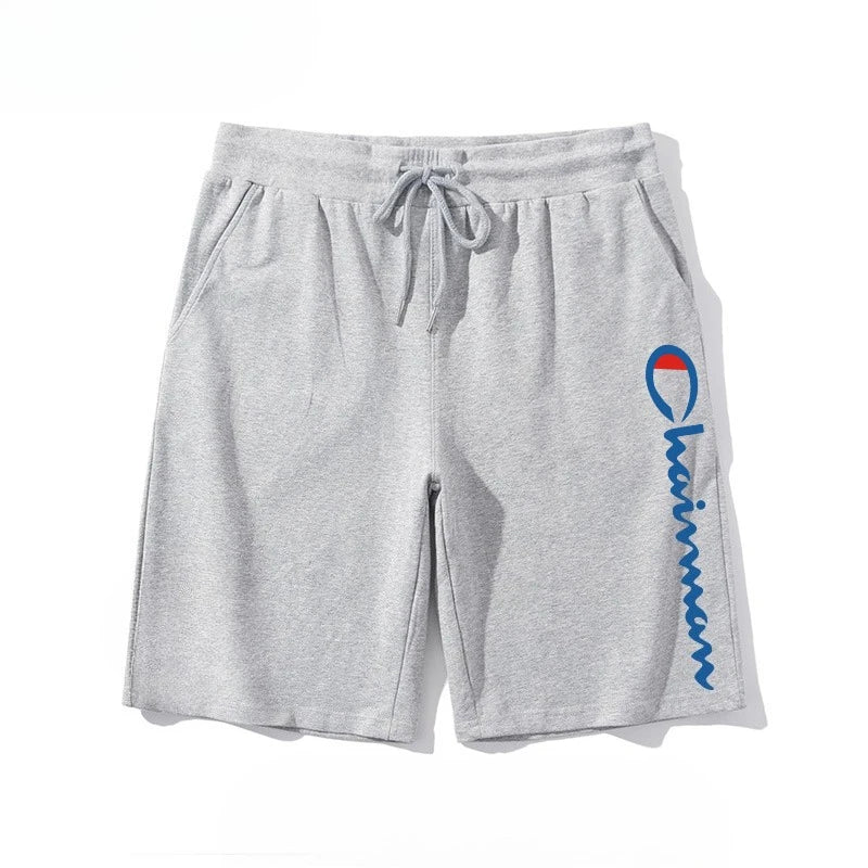 LOR MALE Trendy Brand Printed Shorts Men's Summer Casual Fashion Loose and Comfortable Five-point Pants Personalized Trend Sweatpants