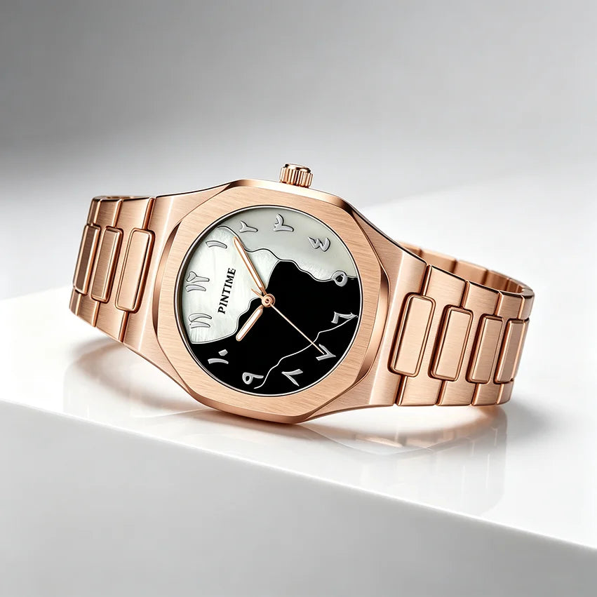 LOR MALE Watches , Luxury Quartz Analog Watch with Date Waterproof Business Wristwatch