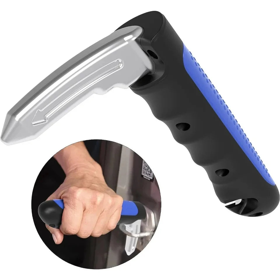 LOR MALE 2 in 1 Multifunction Car Door Assist Handle Vehicle Support Handles Window Breaker Portable Automotive Car Handle Assist