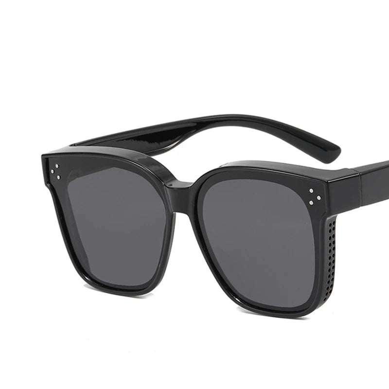LOR MALE Polarized Sunglasses Men Women Wear Over Myopia Prescription Glasses Fashion Designer Outdoor Fishing Driving Goggles