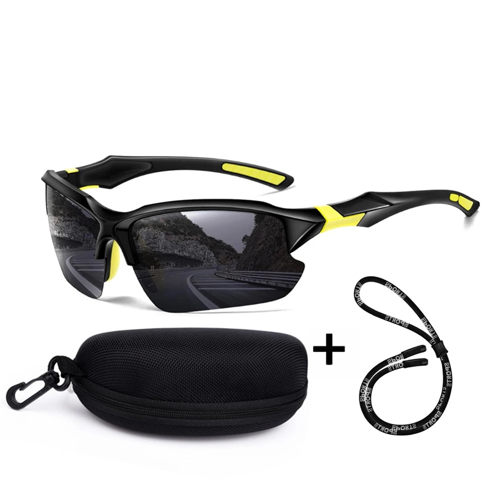 LOR MALE New Polarized Sunglasses For Men Woman Outdoor Lightweight Sports Protection Goggles Fashion Brand Driving Sun Glasses