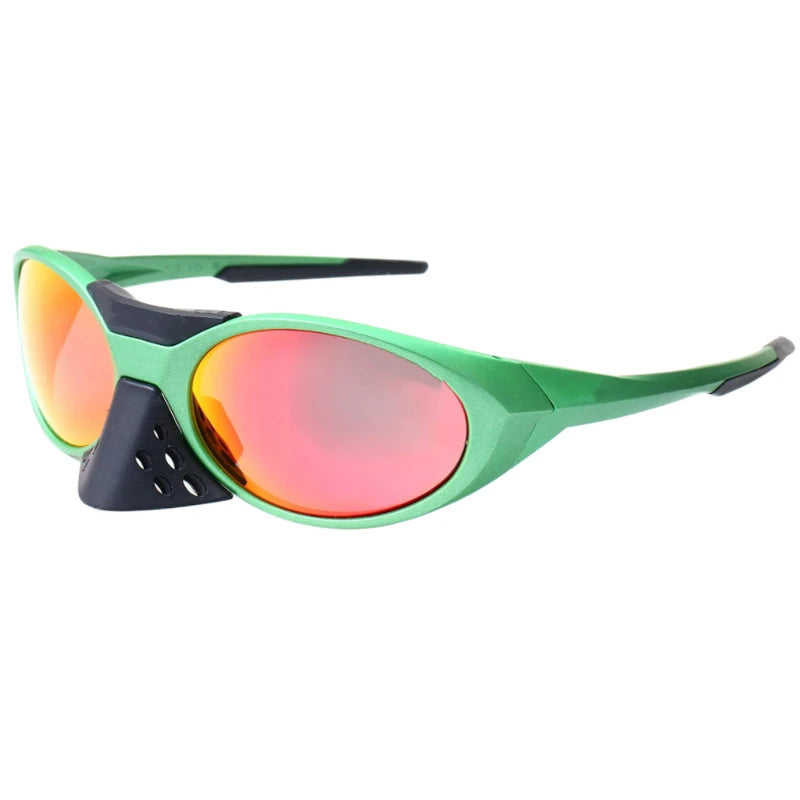 LOR MALE Polarized Sunglasses Men Gafas Designer Outdoor Sports Sun Glasses for Men Brand Mirror Oval Eyewear Accessories UV400