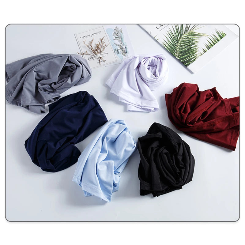 LOR MALE Men's Thin Short Sleeve Without Summer Solid Color T shirt Trace Slim V-neck Bottoming Seamless short sleeve