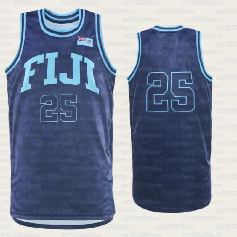 2026 Hot Sales Fiji Rugby Jersey Men's Summer Sports Oversize Vest Breathable Quick Drying Streetwear Unisex FamilyMatching