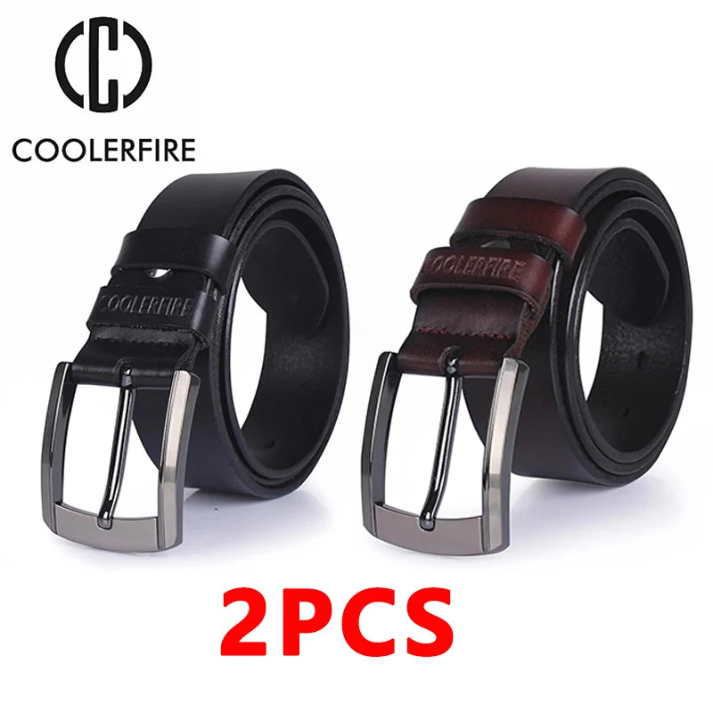 LOR MALE Men High Quality Genuine Leather Belt Luxury Designer Belts Men Cowskin Fashion Strap Male Jeans For Trousers Free Shipping