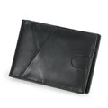 LOR MALE Men's Genuine Leather RFID Wallet, Ultra-thin Slim Bifold Design, Card Holder with Money Clip, Vintage High Quality Purse