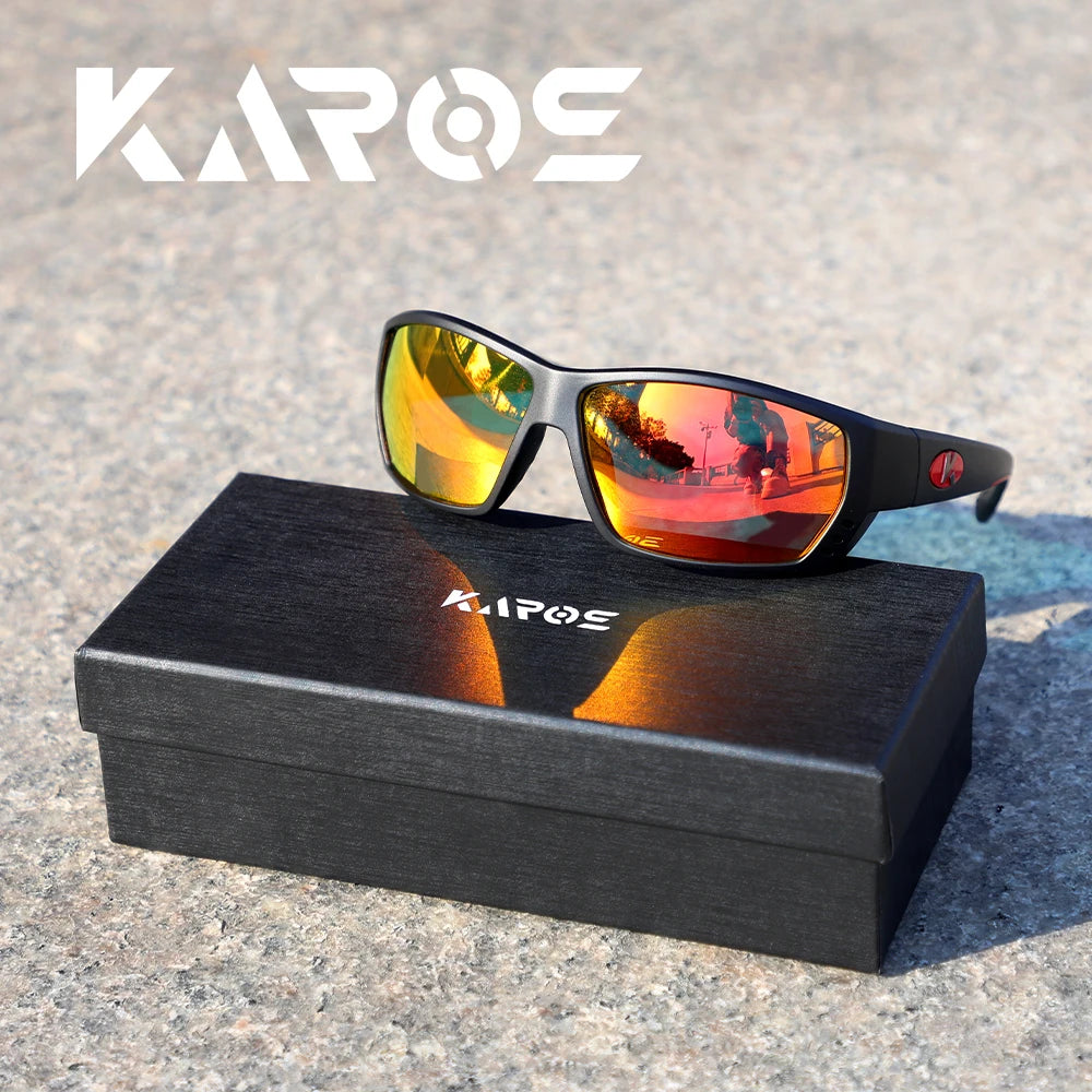 LOR MALE Polarized Sunglasses Men Comprehensive Protection Sun Glasses Comfortable Lightweight Frame Sport Eyeglasses for Driving Fishing