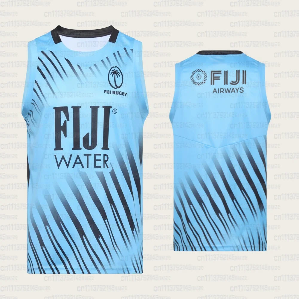 2026 Hot Sales Fiji Rugby Jersey Men's Summer Sports Oversize Vest Breathable Quick Drying Streetwear Unisex FamilyMatching