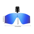 LOR MALE Polarized Clip On Sunglasses Vision Polarized Hat Visors Clips Hat Clip