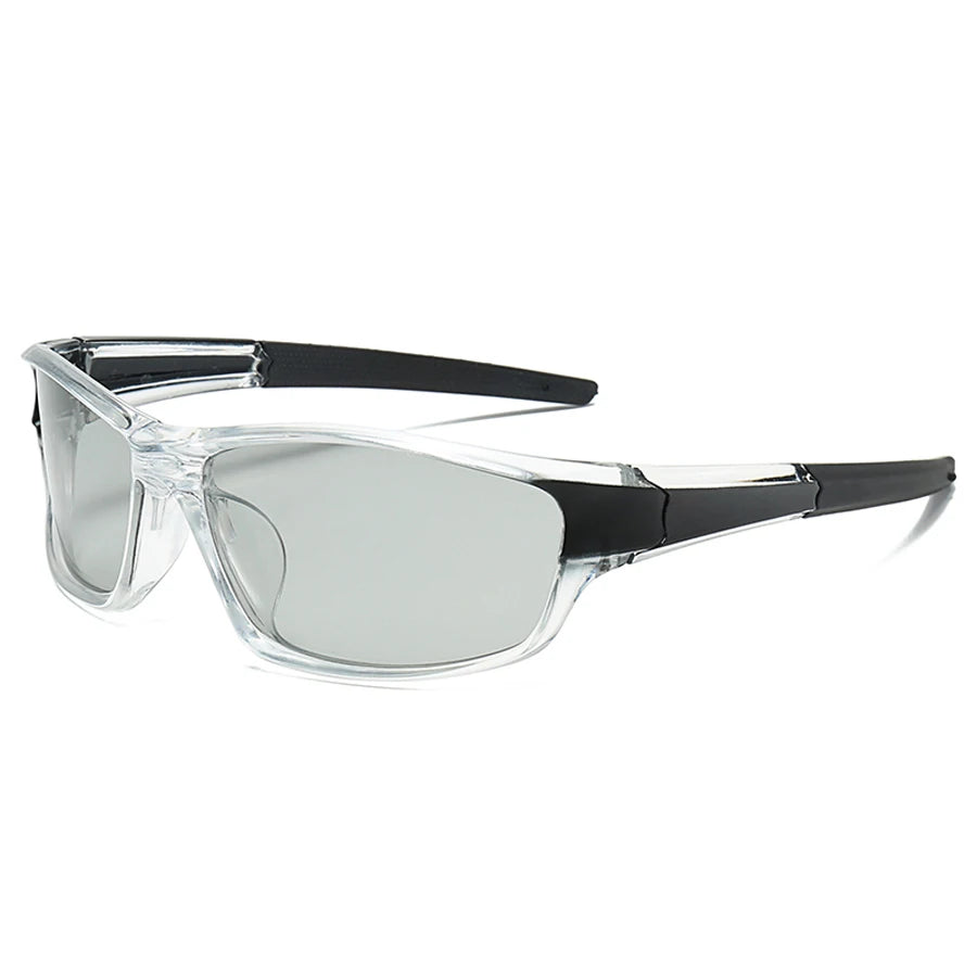 LOR MALE Photochromic Polarized Sports Vintage Sunglasses Men Women Fishing Cycling Dri Ring