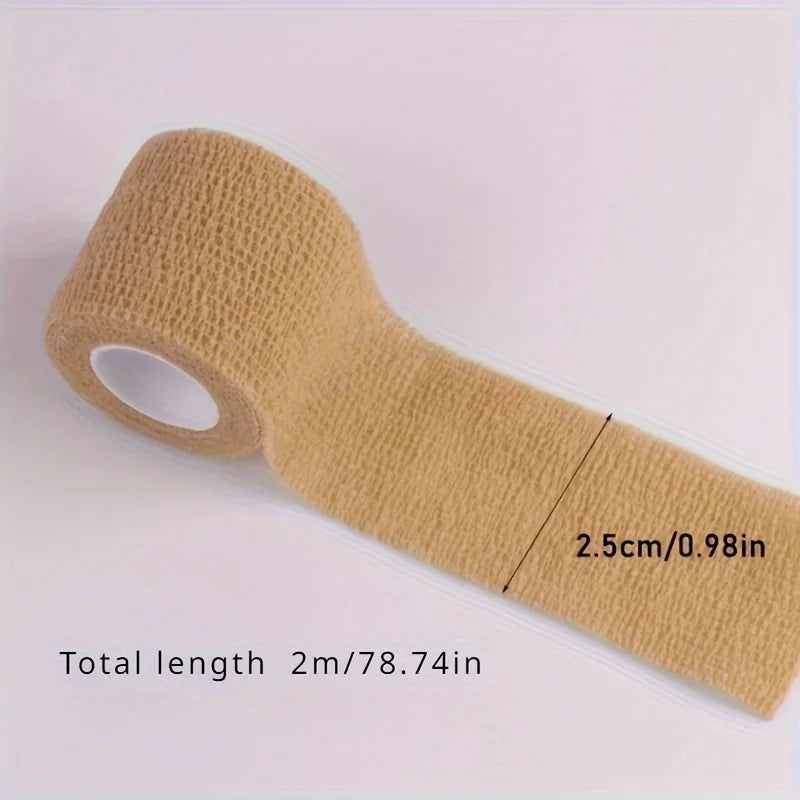 LOR MALE 5 Rolls of Self-Adhesive Toe Protectors——Elastic Fabric, Prevents Friction from High Heels and Shoes, Breathable and Portable, Suitable for Outdoor, Sports, Travel, Office, and Home Use