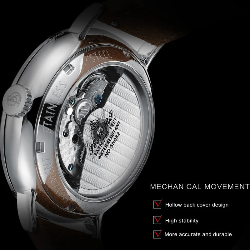 LOR MALE Watch Top Brand Luxury Sport Automatic Mechanical Watches Military Style Water 3