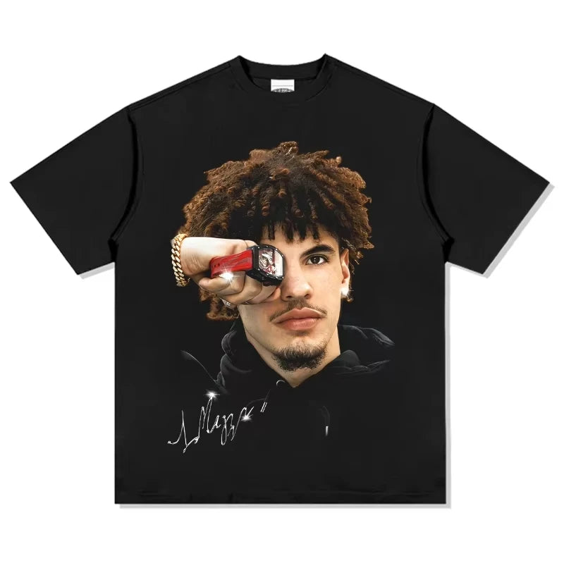 LOR MALE Short Sleeves S-3Xl Shai Man Sweatshirt Anime Streetwear Crewneck Gilgeous-Ale
