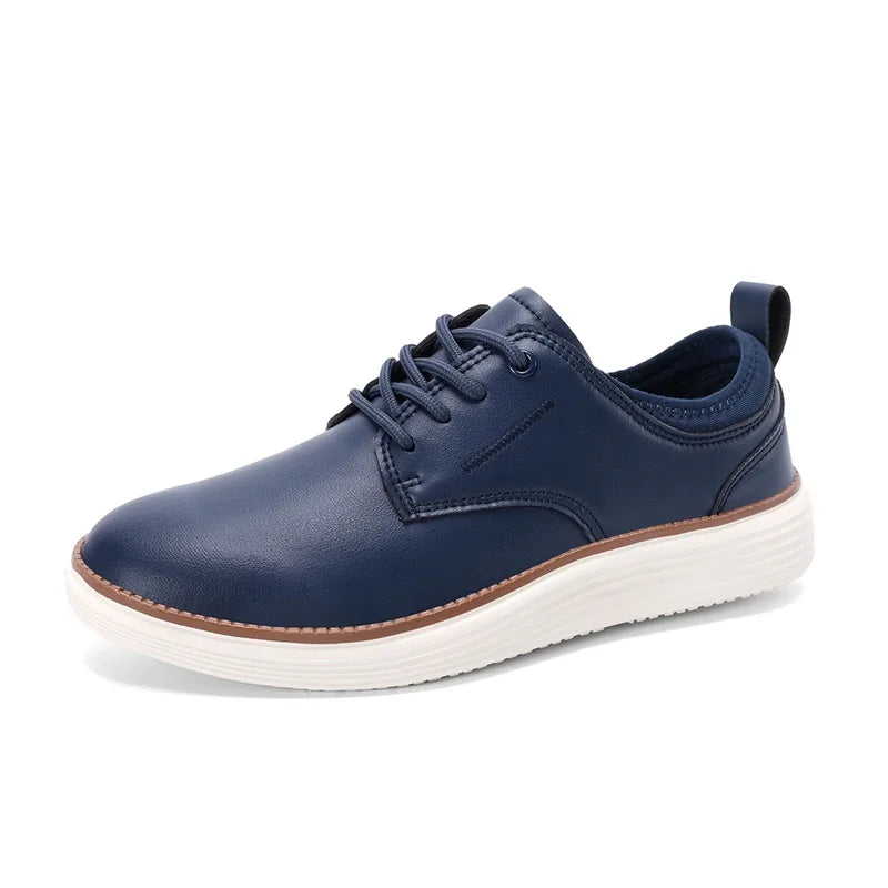 LOR MALE 2025 men's boots fashion simple walking shoes trend fashion wide toe casual shoes comfortable sports shoes
