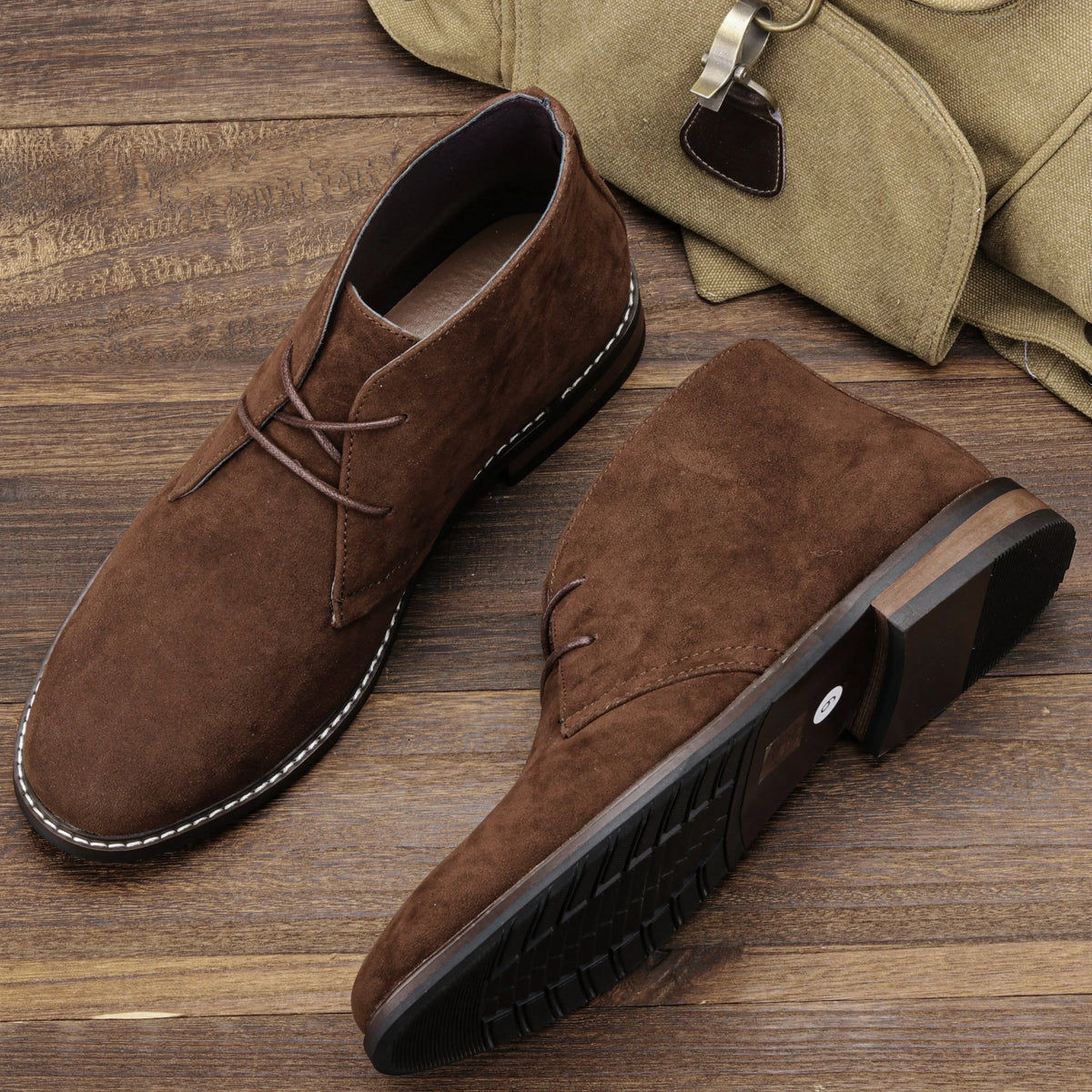 LOR MALE Boots Men Brand 2026 Casual Comfortable Retro Fashion Ankle Boots