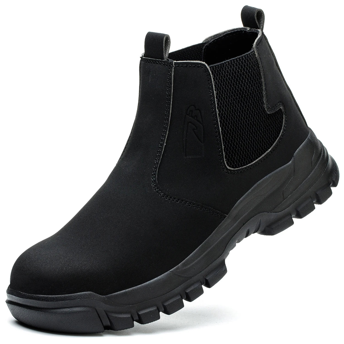 LOR MALE Steel Toe Safety Shoes Men Work Safety Boots Lightweight Breathable Comfortable Sneakers Men Boots Slip-Resistant Shoes