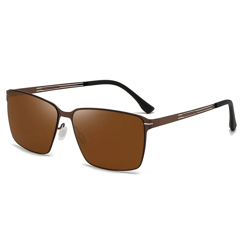 LOR MALE New Fashion  Polarized Sunglasses For Men,Fashionable Square Style,Uv Protection,Suitable For Driving And Sun Protection 5138