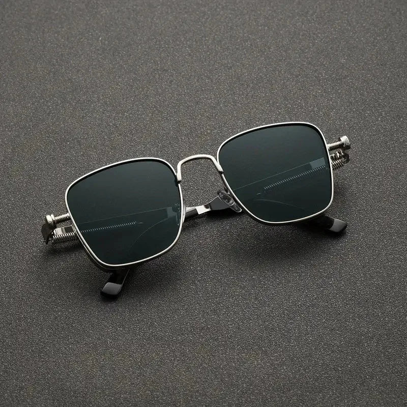 LOR MALE 2025 Polarized Sunglasses Men High End Handsome Driving Special Anti UV High Quality Metal Punk Fashion Trends Sunglasses