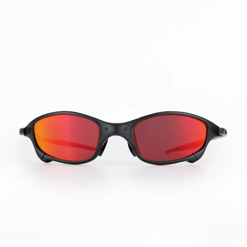 LOR MALE Polarized Sunglasses for Men Women, Durable Metal Frame, Impact Resistant PC Lens, UV400 Protection Retro Sport Eyewear