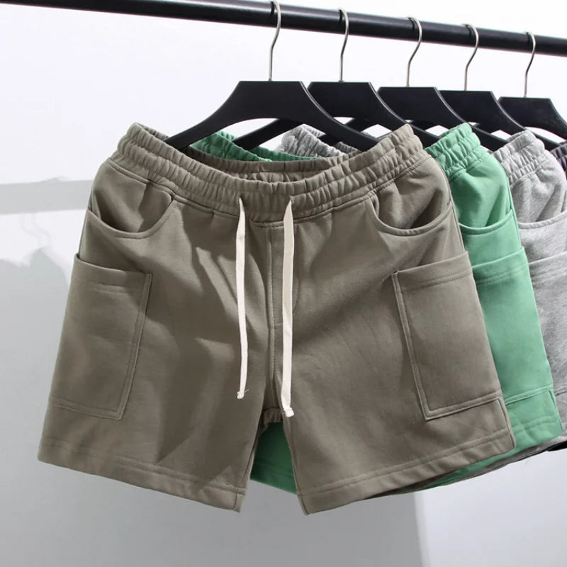 LOR MALE Man Short Pants Shorts For Men With Korean Style Cortos New In Pant 2025 Essential Summer Fashion Ice No Logo 90s Hot Deals Xl