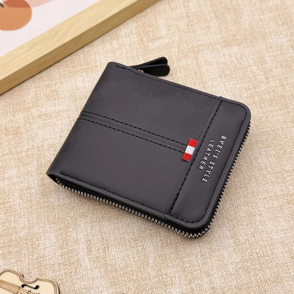 LOR MALE Wallet, Stylish Business Wallet Large Capacity with Multiple Card Slots and