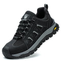 LOR MALE Steel Toe Safety Shoes Men Work Safety Boots Lightweight Breathable Comfortable Sneakers Men Boots Slip-Resistant Shoes