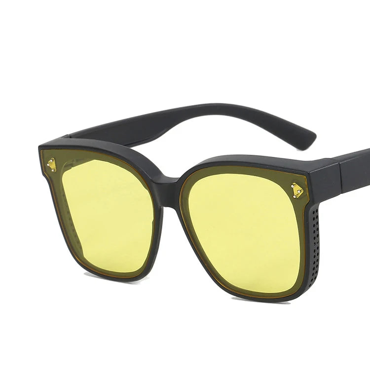 LOR MALE Polarized Sunglasses Men Women Wear Over Myopia Prescription Glasses Fashion Designer Outdoor Fishing Driving Goggles