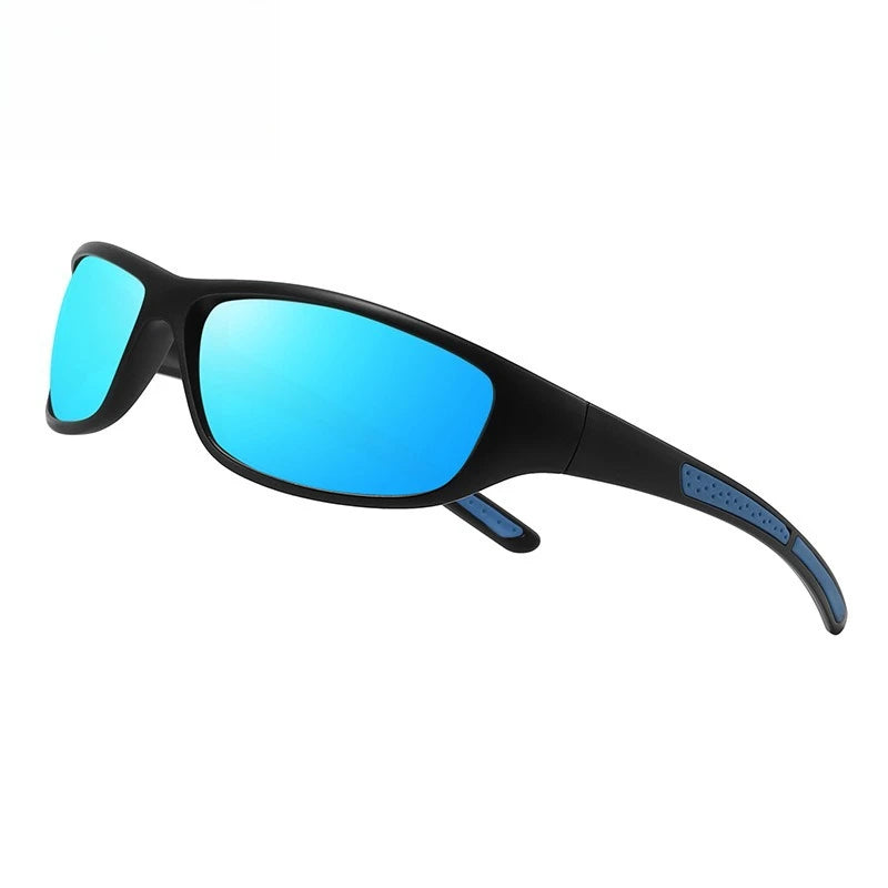 LOR MALE Polarized Sports Sunglasses for Men Women Running Fishing TAC Lens Anti Glare Soft Silicone Non-Slip Temple Outdoor Eyewear UV