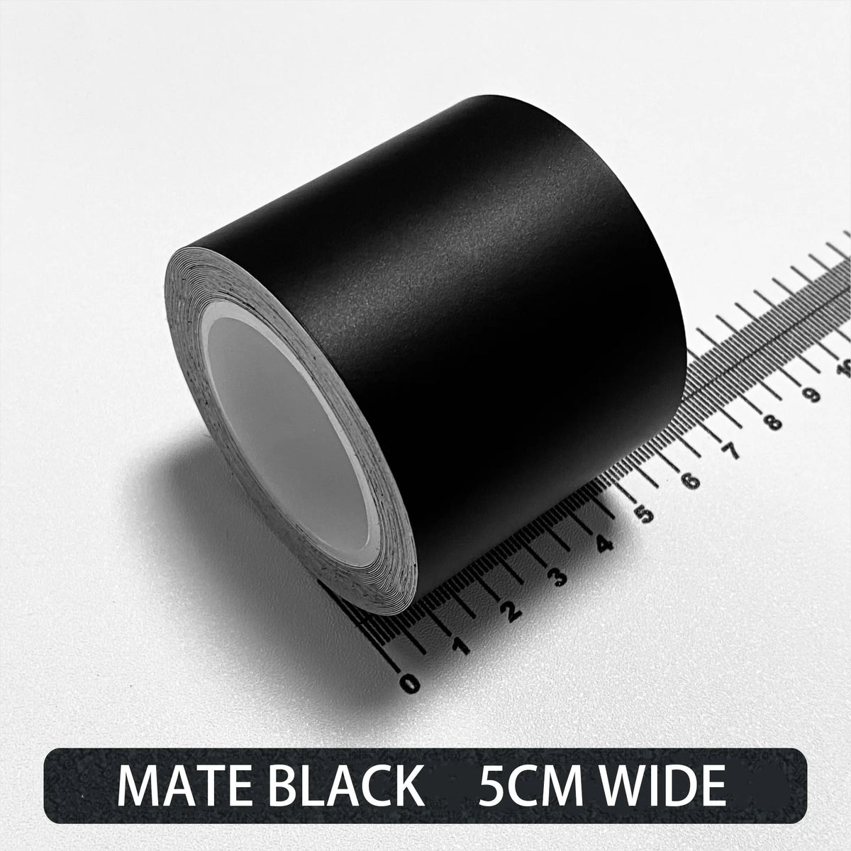 LOR MALE Carbon Fiber Automotive Adhesive Tape Roll Matte Black Protective Car Film Self-Adhesive Film 3D Vinyl Car Film Accessories