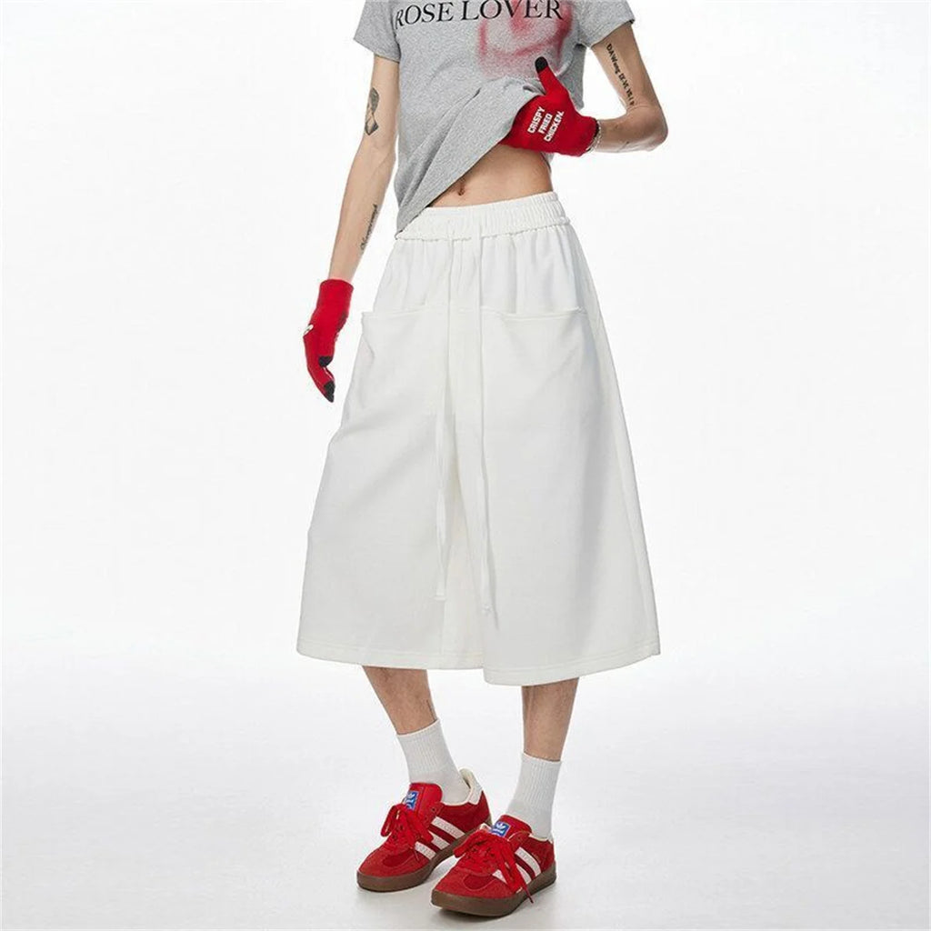 LOR MALE Men's Casual Basketball Shorts, American-style Athletic Shorts All-season Thin Men's Straight-leg Cropped Pants Shorts Men