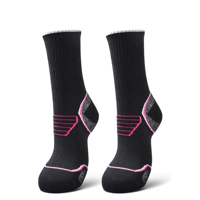 LOR MALE Women Socks Sports Breathable Compression Supply Running Riding Cycling Knee h