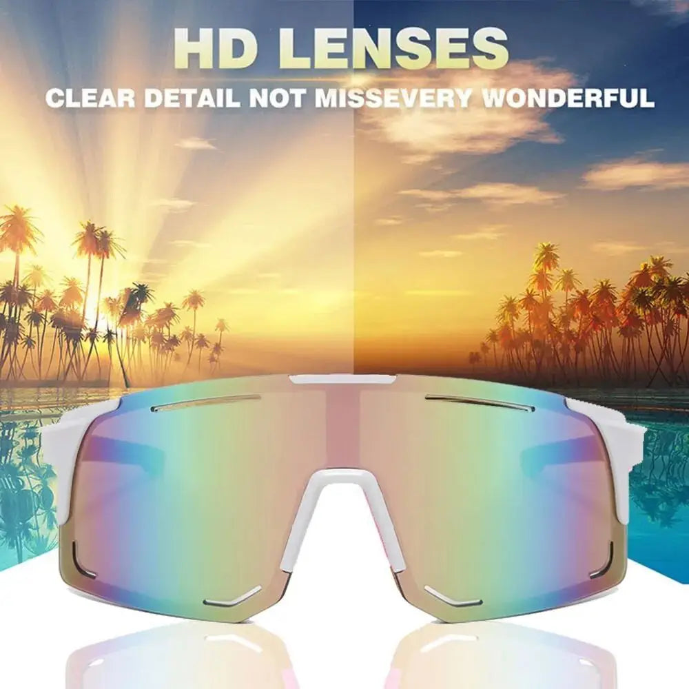 LOR MALE Polarized Cycling Sunglasses for Men and Women, UV Protection, Windproof Glasses, Road Riding, Bike Sport Eyewear