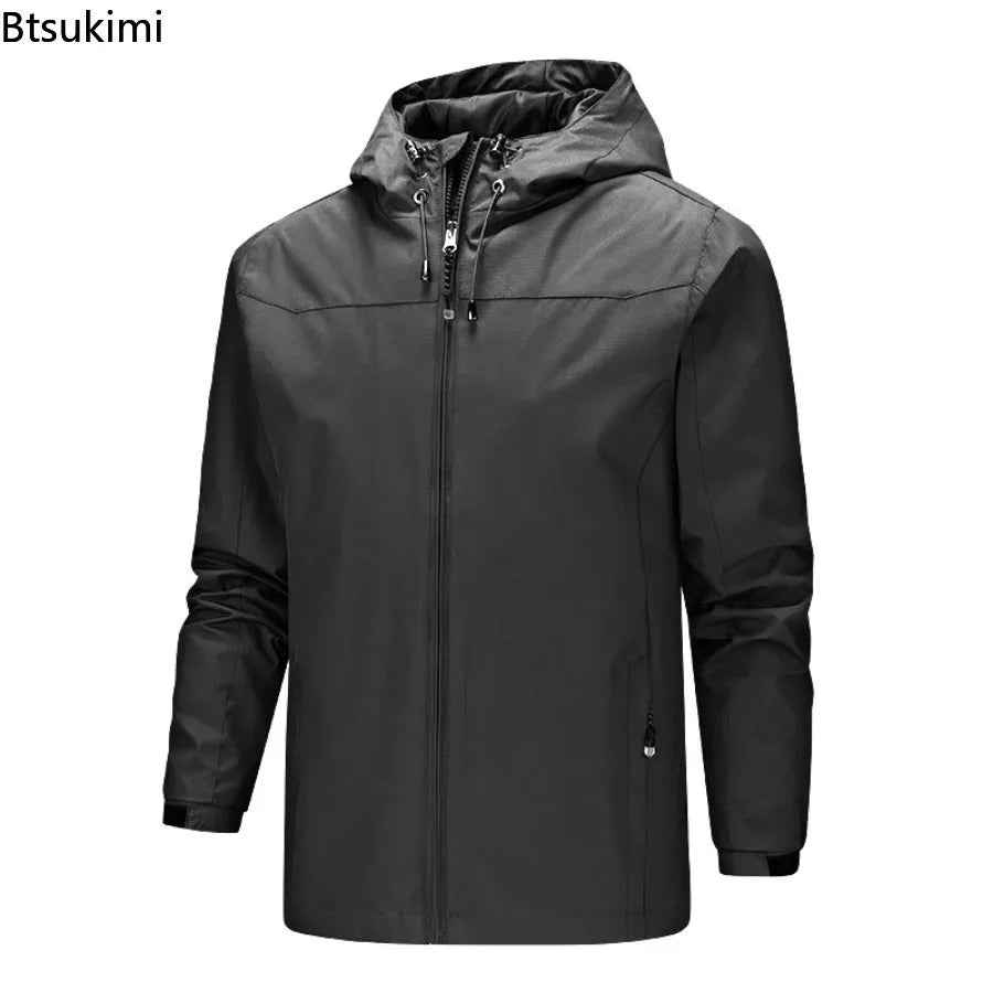 LOR MALE Outdoor Jackets for Men Waterproof Breathable Casual Coats Spring Autumn Men Windbreaker Jackets Cycling Mountaineering Clothes