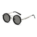 LOR MALE Polarized Round Sunglasses Men ND9 Adjustable Dimming Sun Glasses Women Retro Punk Fishing Eyeglasses Outdoor Shades UV400
