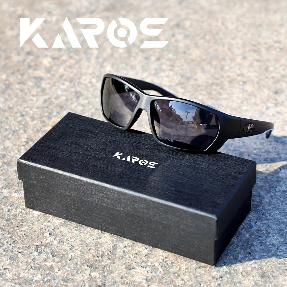 LOR MALE Polarized Sunglasses Men Comprehensive Protection Sun Glasses Comfortable Lightweight Frame Sport Eyeglasses for Driving Fishing