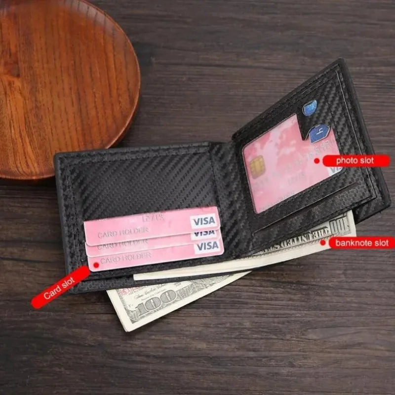 LOR MALE White word GASGAS on red background Wallets Simple Business Modern Stylish