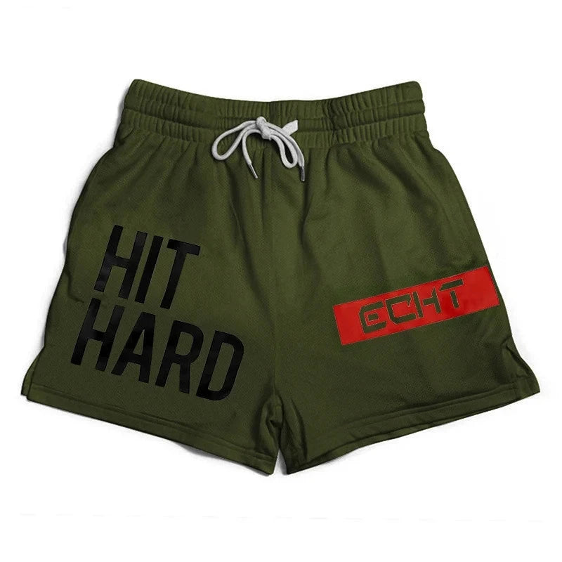 LOR MALE 2024 Summer New Men Shorts Casual Sports shorts Fitness Exercise Beach Shorts Breathable Mesh Shorts Jogger Men's Brand shorts