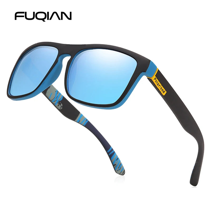 LOR MALE Stylish Hiking Polarized Sunglasses Men Women Fashion Fishing Sun Glasses Vintage Anti Glare Driving Sports Shades Goggle
