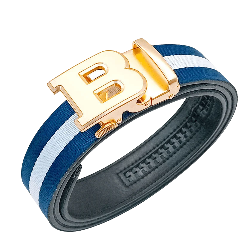 LOR MALE Men's Belt High Quality Luxury Brand Designer Famous Canvas Leather Belt For Men Jeans Strap Belt Male Business Style