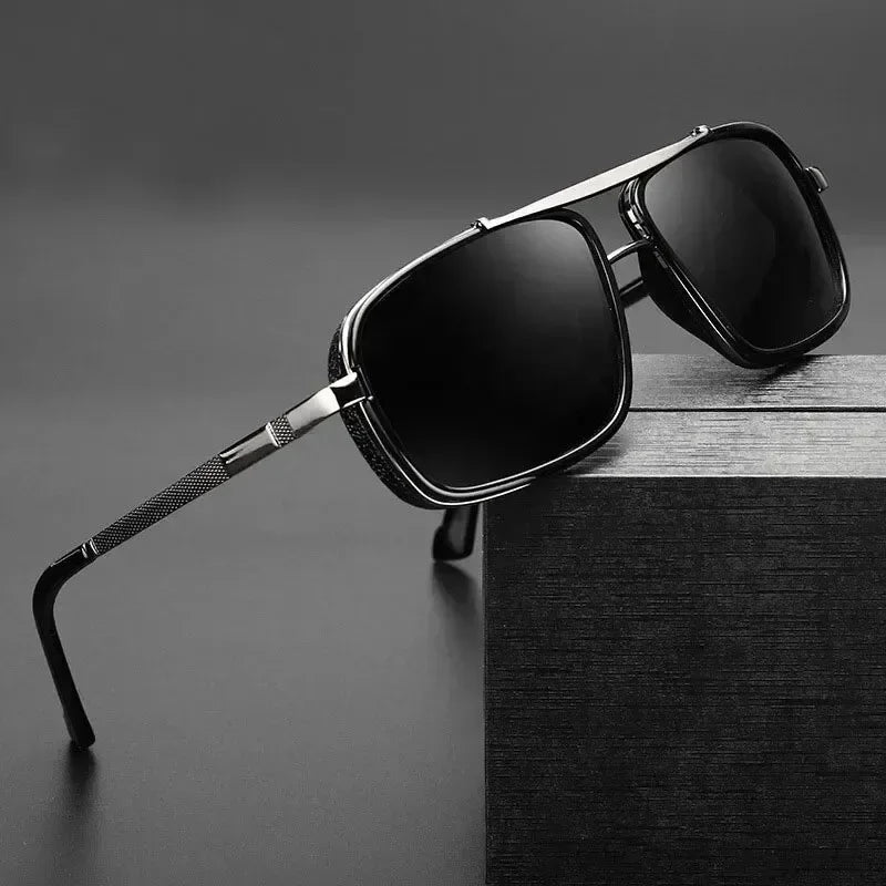 LOR MALE Polarized Square Sunglasses