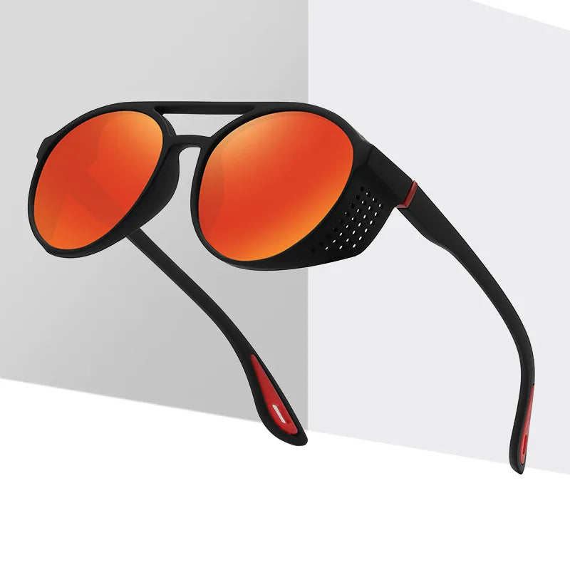 LOR MALE Polarized Sunglasses for Men Women Sun Glasses with Side Shields UV400 Protection Mirrored Lens Outdoor Sport Cycling Glasses