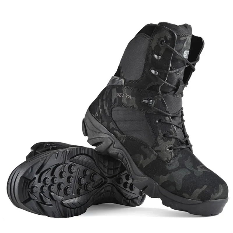 LOR MALE Men's Boots 2026 New Combat Shoes For Men Outdoor Sport Climb Mountains Cross Country Men Sneakers sapatos masculinos