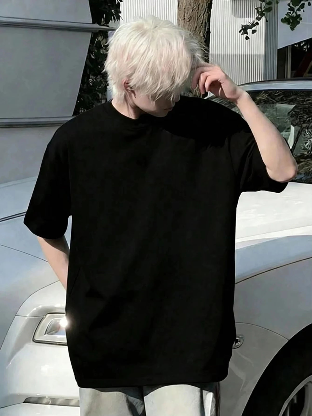 LOR MALE Men's T-shirt New Summer Printed T-shirt, Unisex, Funny T-shirt, Loose Casual Crew Neck Short-sleeve Top for Men
