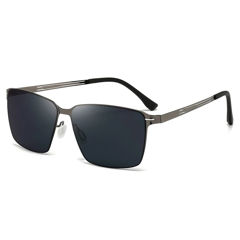 LOR MALE New Fashion  Polarized Sunglasses For Men,Fashionable Square Style,Uv Protection,Suitable For Driving And Sun Protection 5138